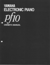 Yamaha PF10 Manualul proprietarului