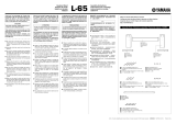 Yamaha L-65 Ghid de instalare