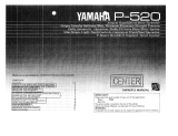 Yamaha P-520 Manualul proprietarului