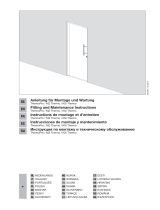 Castorama Porte d'entrée acier Hublots inserts gris anthracite 90 x h.h.215 cm poussant gauche Manualul proprietarului