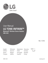 LG HBS-920 Silver Manual de utilizare