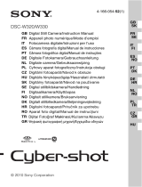 Sony Série cyber shot dsc w320p Manual de utilizare