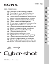 Sony Série Cyber Shot DSC-W330 Manual de utilizare