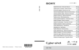 Sony DSC-TX20 Manual de utilizare