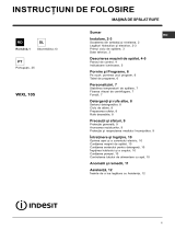 Indesit WIXL 105 (EX) (V) Manualul utilizatorului