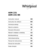 Whirlpool ADN 231 BK Manualul utilizatorului