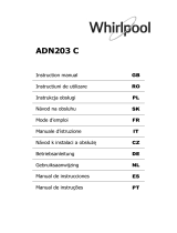 Whirlpool ADN203 C Manualul utilizatorului