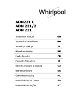 Whirlpool ADN221 C Manualul utilizatorului