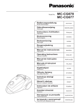 Panasonic MC-CG678 Instrucțiuni de utilizare