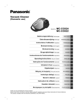 Panasonic MC-CG522 Manualul proprietarului