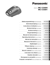 Panasonic MC-CG691 Instrucțiuni de utilizare