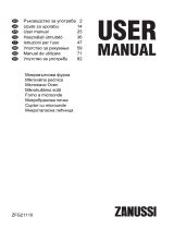 Zanussi ZFG21110SA Manual de utilizare
