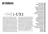 Yamaha i-UX1 Manualul proprietarului