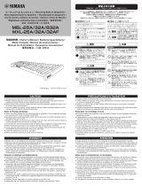 Yamaha MBL-25A Manualul proprietarului