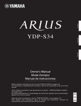 Yamaha Arius YDP-S34 Manualul proprietarului