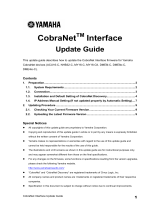 Yamaha CobraNet(CM-1) Manualul utilizatorului