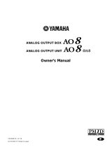 Yamaha AO8-DA8 Manual de utilizare