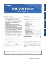 Yamaha DM1000 Manualul proprietarului