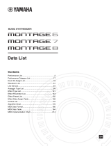 Yamaha MONTAGE6 Fișa cu date
