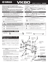 Yamaha VK80 Manual de utilizare