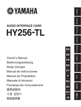 Yamaha HY256 Manualul proprietarului