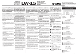 Yamaha lw-15 Manual de utilizare