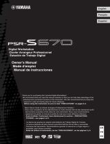 Yamaha PSR-S670 Manualul proprietarului