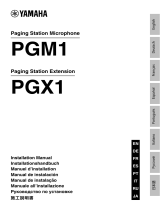 Yamaha PGX1 Manual de utilizare
