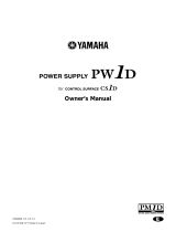 Yamaha PW1D Manual de utilizare