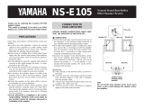 Yamaha NS-E105 Manual de utilizare