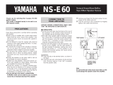 Yamaha NS-E60 Manual de utilizare