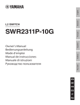 Yamaha SWR2311P Manualul proprietarului