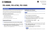 Yamaha RX-A780 Manual de utilizare