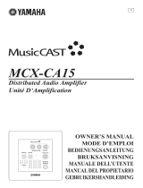 Yamaha MCX-CA15 Manualul proprietarului