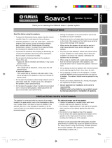Yamaha Soavo-1 Manual de utilizare