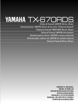 Yamaha TX-670RDS Manual de utilizare