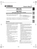 Yamaha NS-LC5 Manualul proprietarului