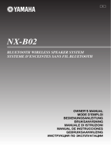 Yamaha NX-B02 Manualul proprietarului