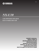 Yamaha NX-U10 Manualul proprietarului