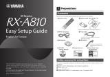 Yamaha RX-A810 Manualul proprietarului
