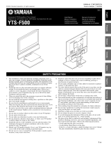 Yamaha YTS-F500 Manual de utilizare