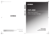 Yamaha YSP-3000 Manualul proprietarului