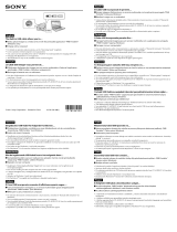 Sony DCR-SX85 Manualul proprietarului