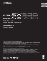 Yamaha PSR-SX700 Manualul proprietarului