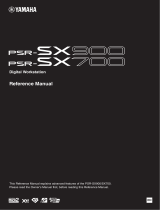 Yamaha PSR-SX700 Digital Workstation Manual de utilizare
