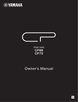 Yamaha CP88 Manualul proprietarului