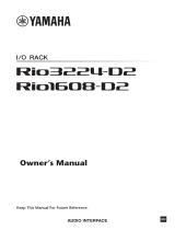 Yamaha Rio1608 Manualul proprietarului