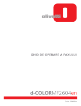 Olivetti d-Color MF2603en and d-Color MF2604en Manualul proprietarului