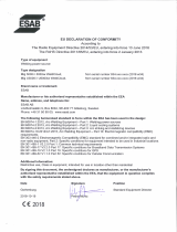 ESAB Mig U5000i WeldCloud™ Declaratie de conformitate