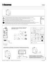 Bticino F21DM63N Instrucțiuni de utilizare